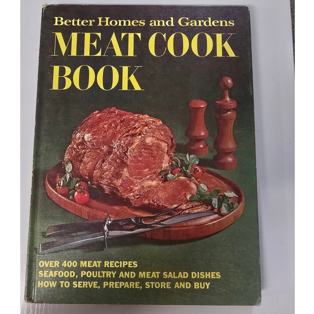 Better Homes and Gardens Meat Cook Book 1968 Vintage Hardcover 4th Edition